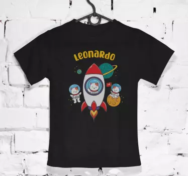 Kids t-shirt space adventure theme - TenStickers