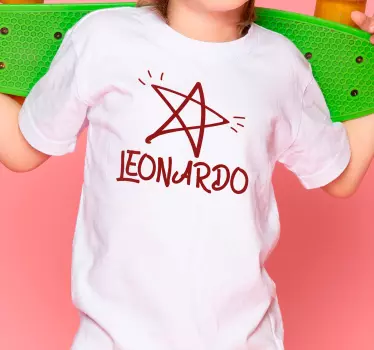 Kids t-shirt star name inspiration - TenStickers