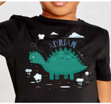 Kids t-shirt with adventurous dino design - TenStickers