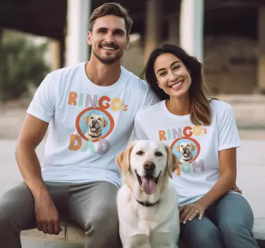 Mother and father pet name T-shirts  - TenStickers