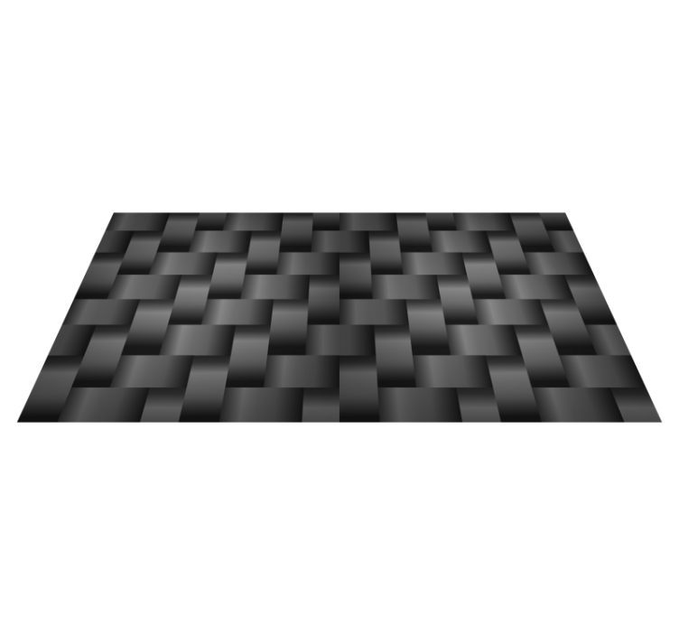 Modern gradient pattern black vinyl carpet - TenStickers