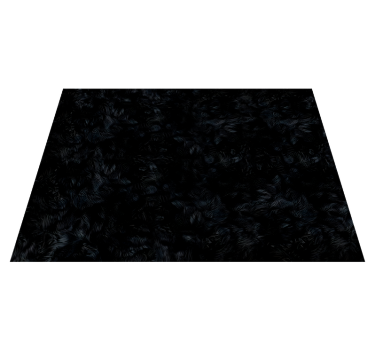 Fuer effect black vinyl carpet - TenStickers