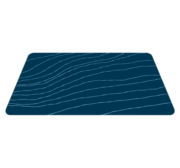 Wavy line patterns bathroom vinyl carpet - TenStickers