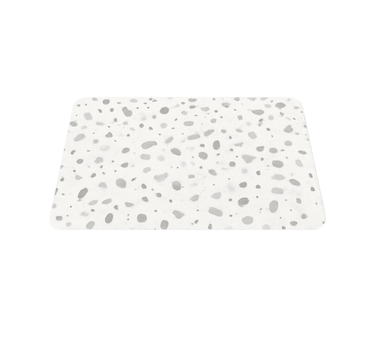 Grey terrazzo effect marble vinyl carpet - TenStickers