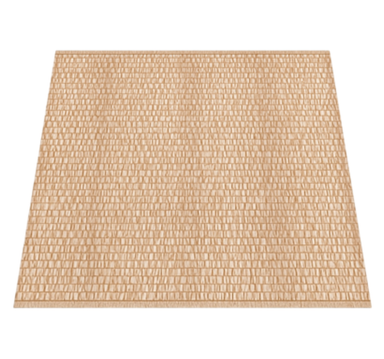 Woven rattan texture outdoor vinyl carpet - TenStickers
