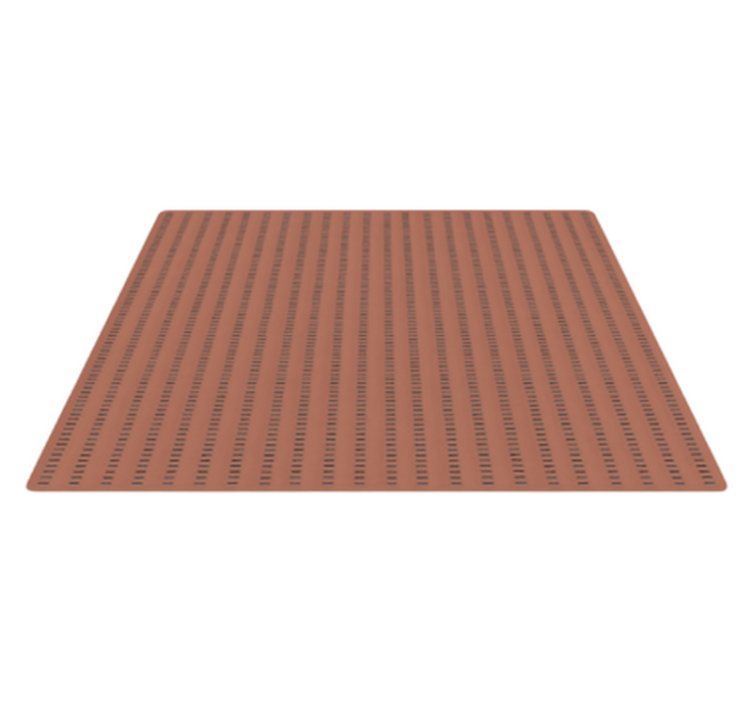 Dash line design outdoor vinyl carpet - TenStickers