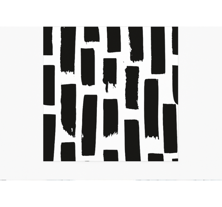 Modern paint strokes square vinyl carpet - TenStickers
