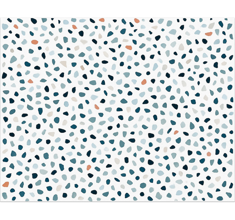 Small colorfull stones kitchen vinyl carpet - TenStickers