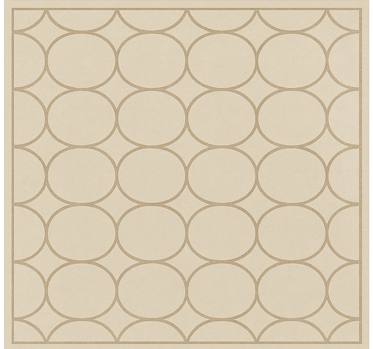 Sandy beige pattern kitchen vinyl carpet - TenStickers