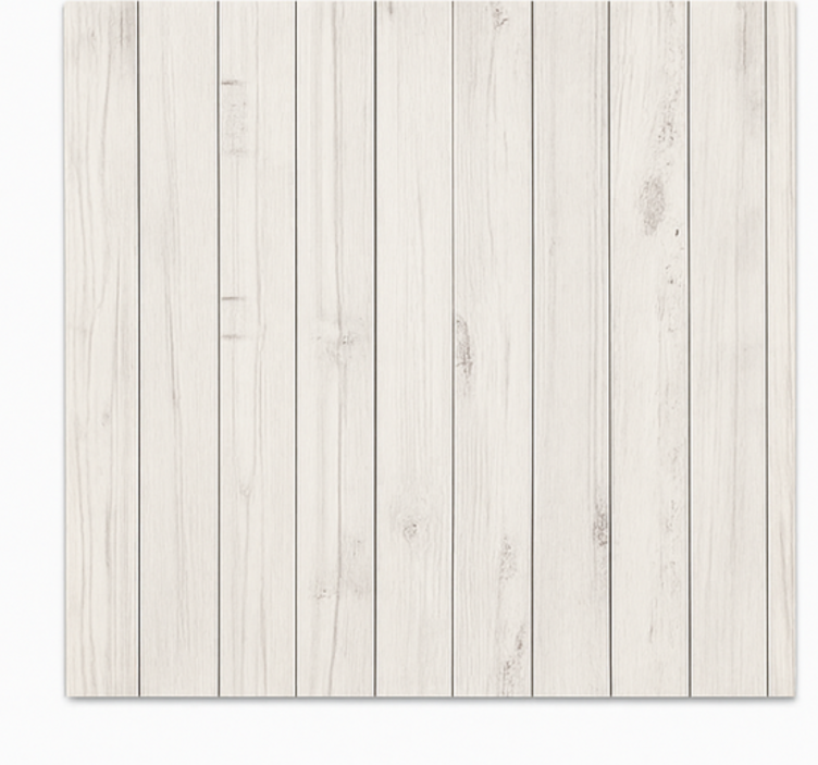 Weathered White Wood dining room vinyl carpet - TenStickers