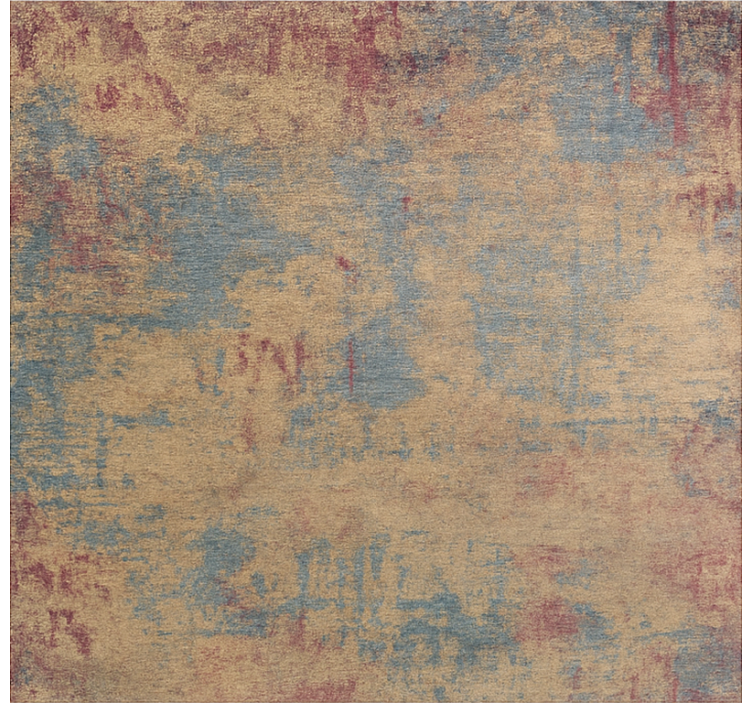 Distressed Oriental Pattern dining room vinyl carpet - TenStickers