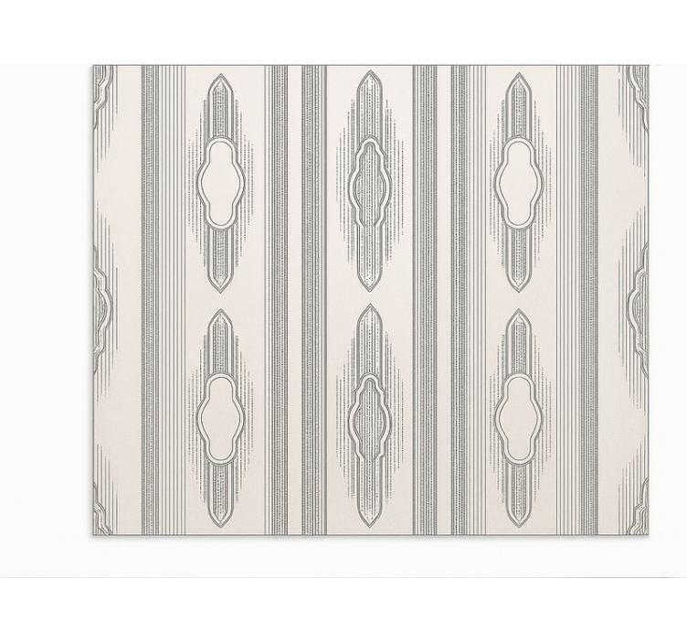 Intricate Ethnic Geometry dining room vinyl carpet - TenStickers