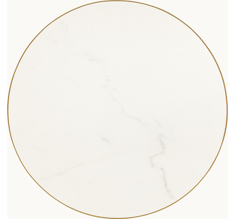 White Marble Vein dining room vinyl carpet - TenStickers
