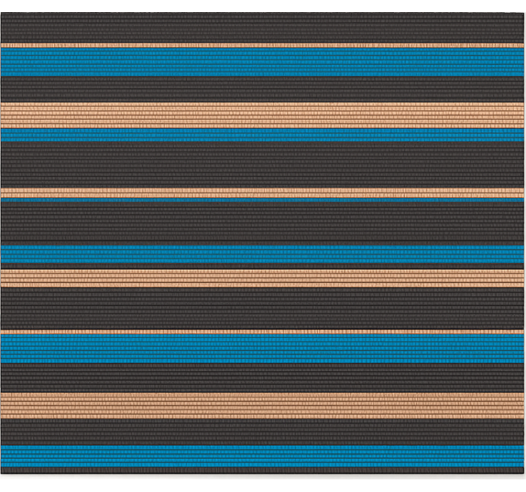 Dark tone woven effect  kitchen vinyl carpet - TenStickers