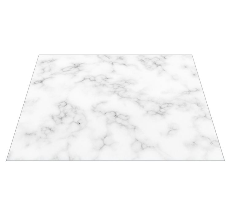 Kitchen vinyl carpet with elegant marble design - TenStickers