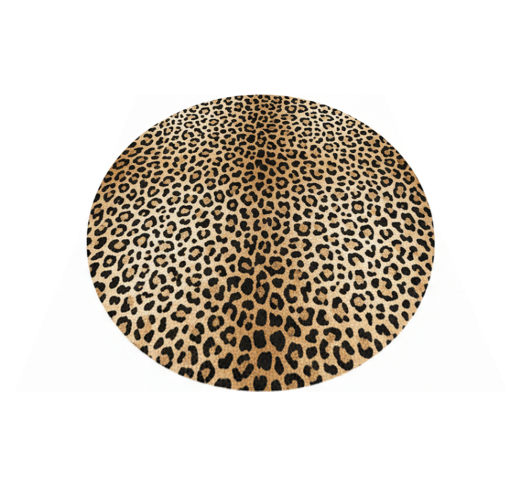 Living room vinyl carpet panther print - TenStickers