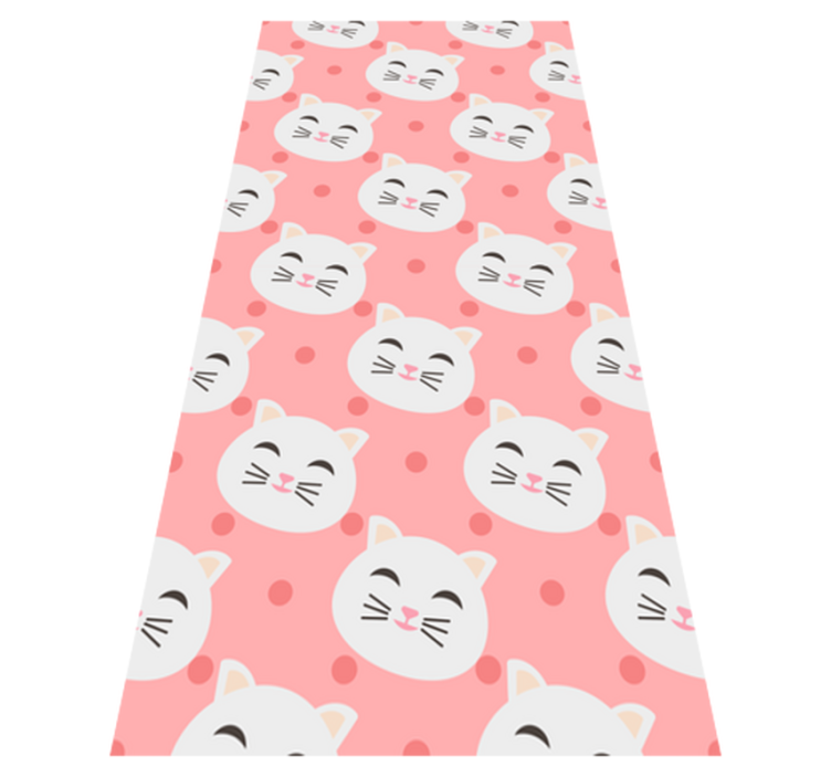 Funny little cats animal vinyl carpet - TenStickers