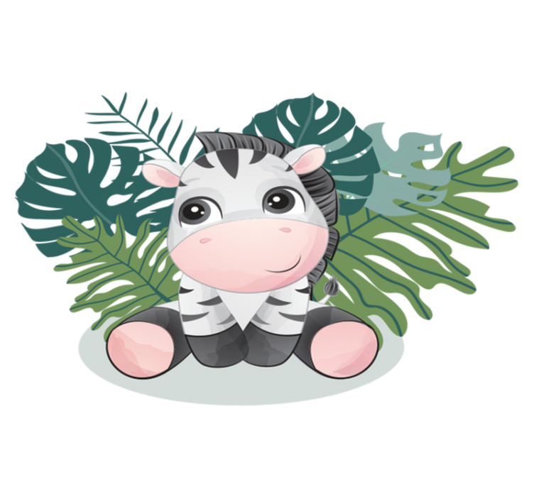 Animal vinyl carpet wild africa zebra - TenStickers