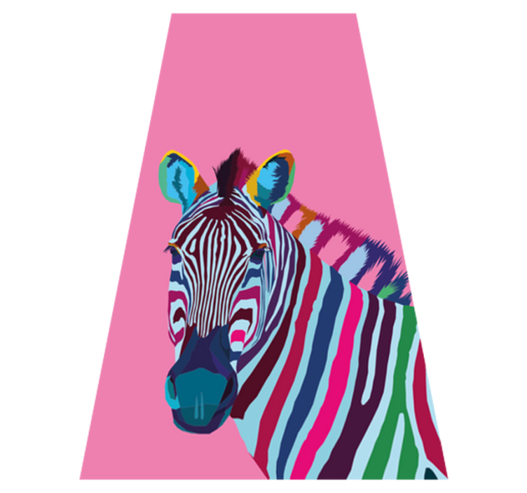 Animal vinyl carpet zebra pop art iphone - TenStickers
