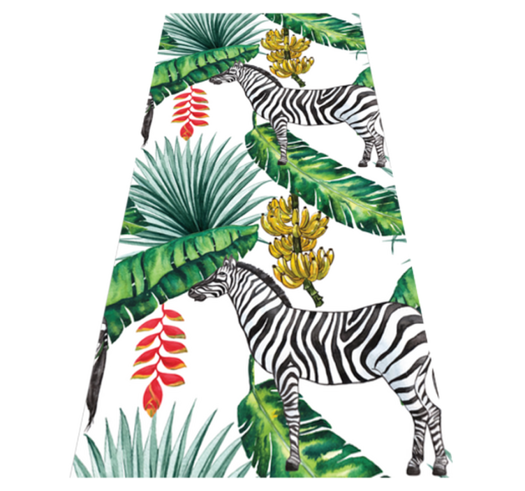 Animal vinyl carpet with nature design - TenStickers