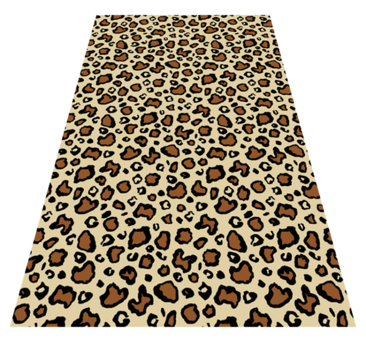 Animal vinyl carpet classic leopard print - TenStickers