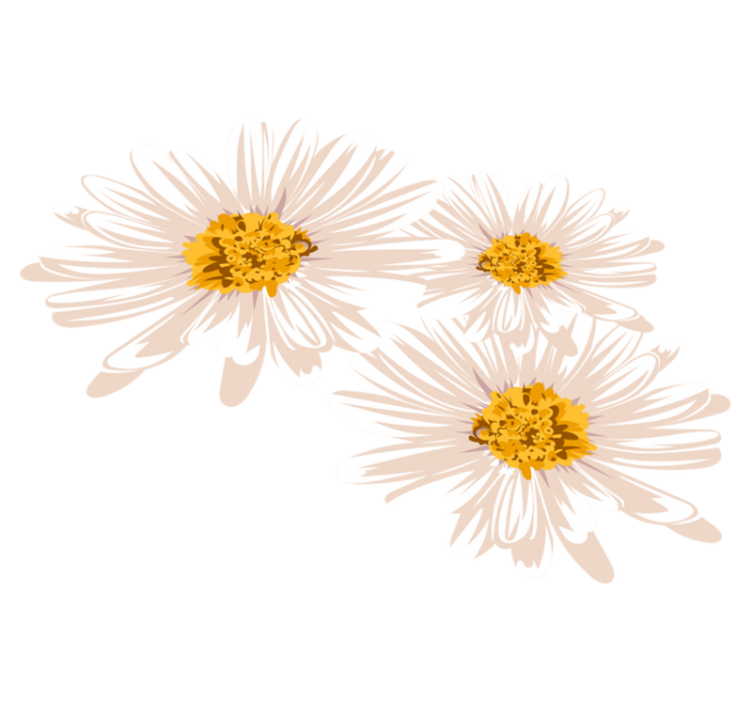 Floral vinyl carpet charming floral arrangement - TenStickers