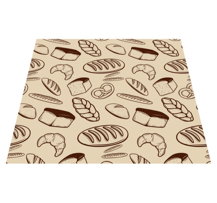 Kitchen vinyl carpet bakery seamless design - TenStickers