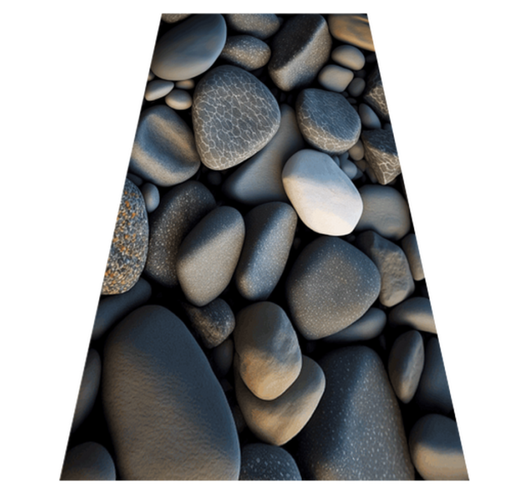 Ocean stones bathroom vinyl carpet - TenStickers