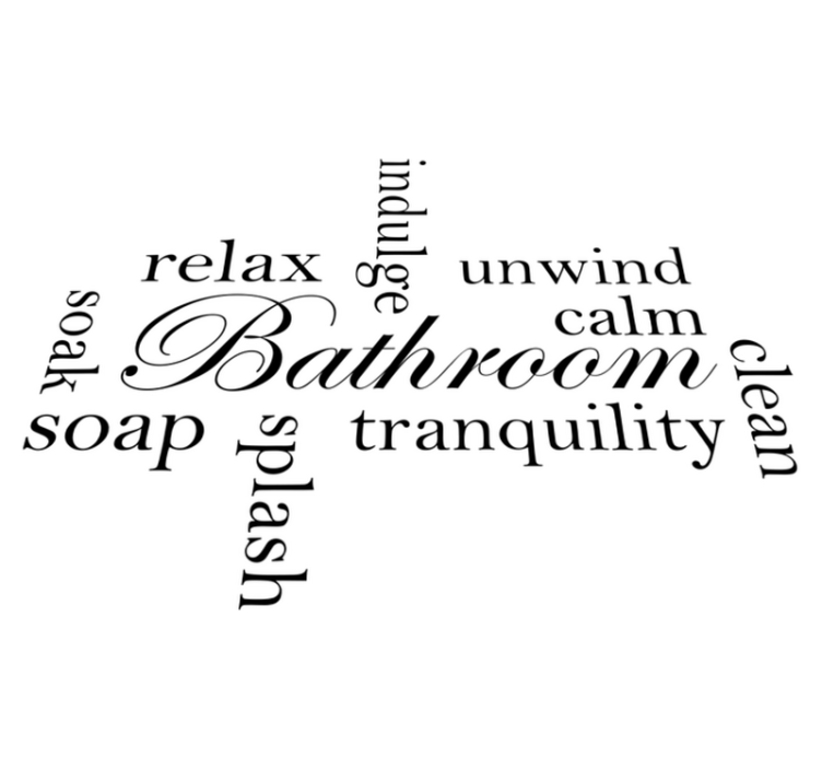Relaxing bathroom comfort bathroom vinyl carpet - TenStickers