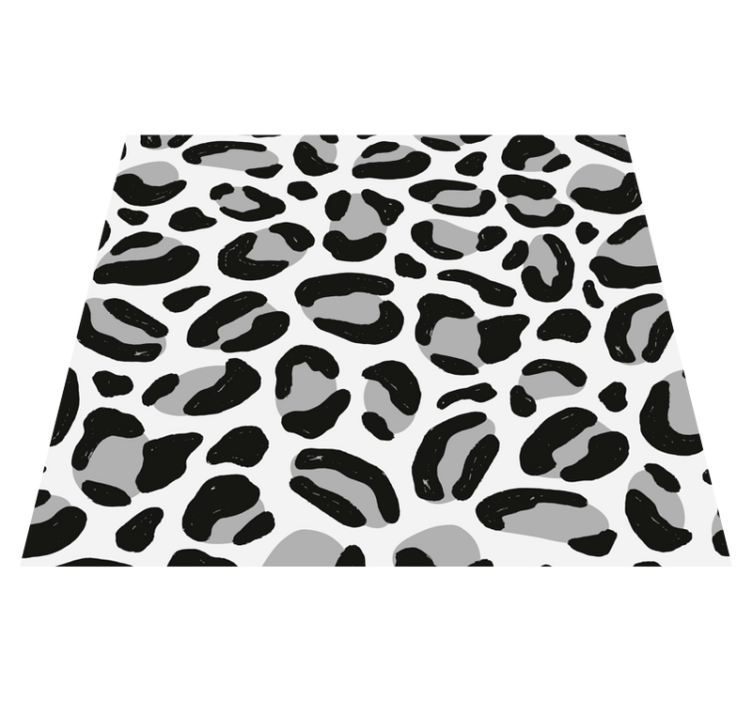 Animal print vinyl carpet leopard fur - TenStickers