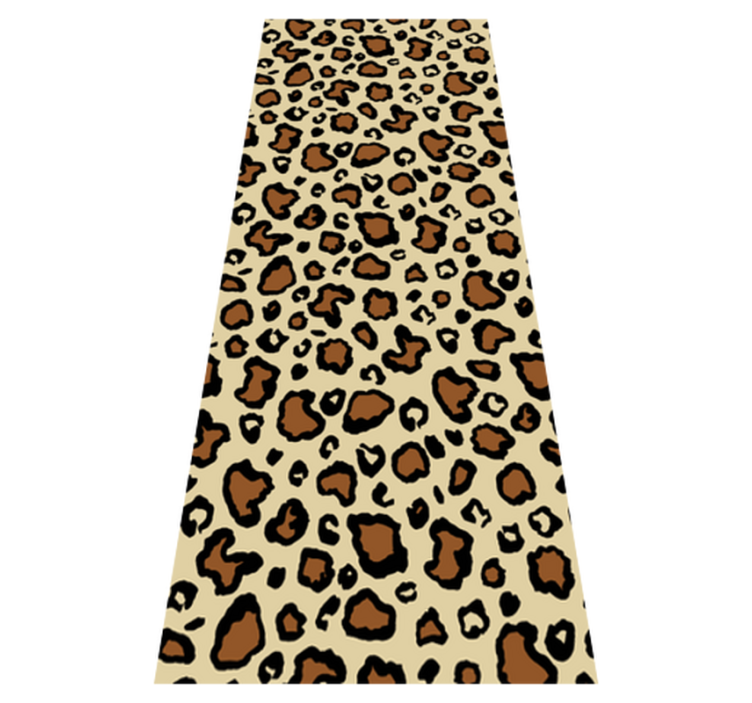 Animal print vinyl carpet classic leopard print - TenStickers