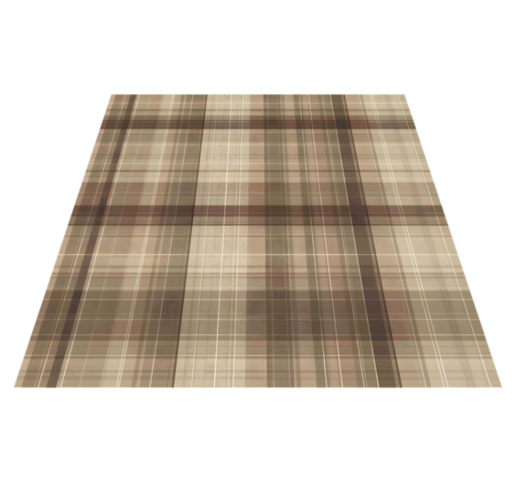 Geometric vinyl carpet with textile look - TenStickers