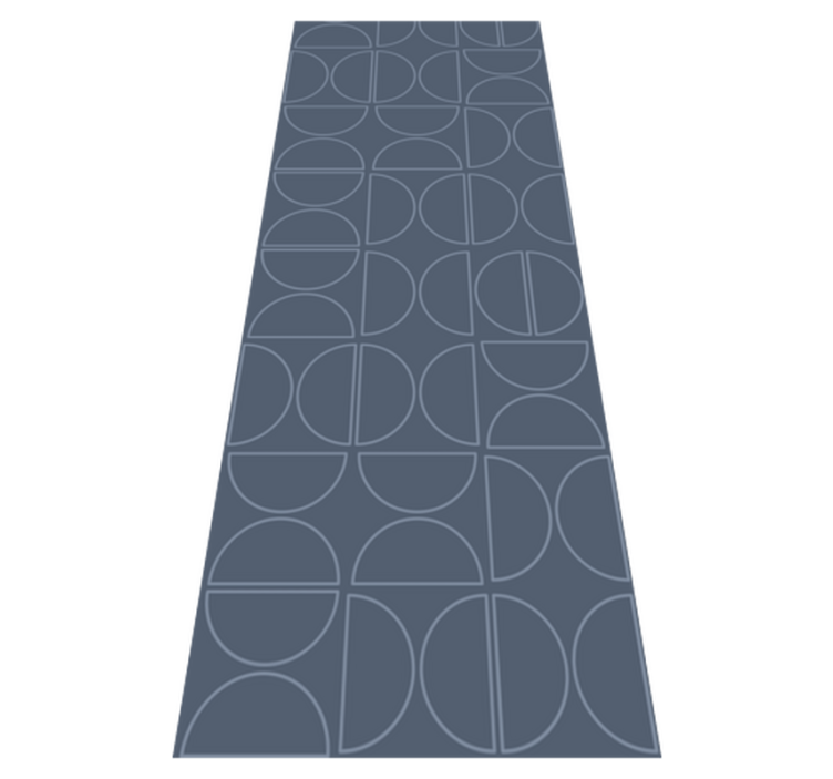 Geometric vinyl carpet rasch symmetry curve - TenStickers