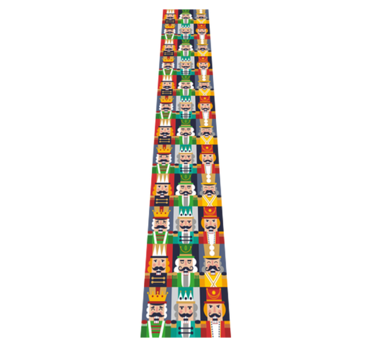 Christmas vinyl carpet with nutcracker designs - TenStickers