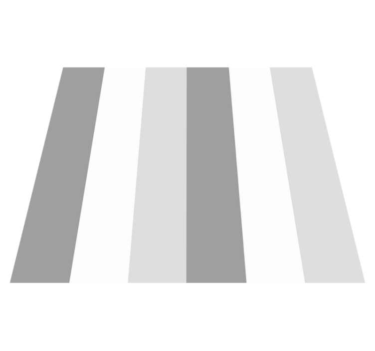 Bedroom vinyl carpet in classic grey vertical stripes - TenStickers