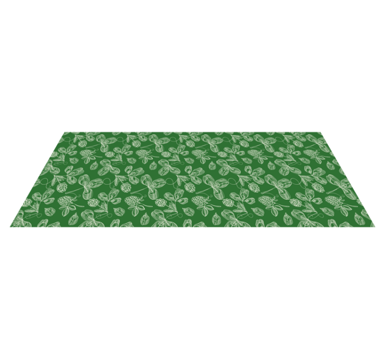 Nature vinyl carpet foliage green design - TenStickers