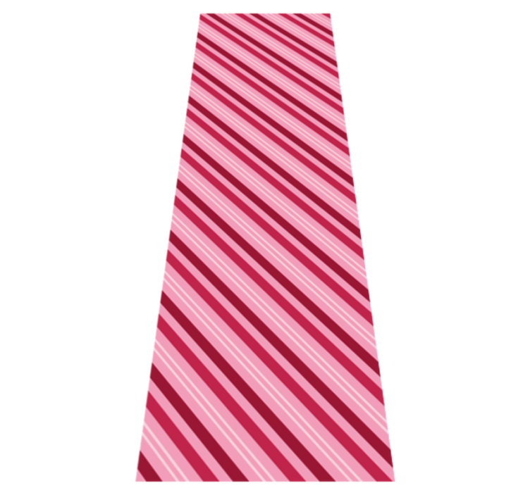 Bedroom vinyl carpet with diagonal pattern - TenStickers