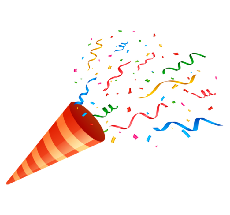 Geometric vinyl carpet celebration confetti - TenStickers