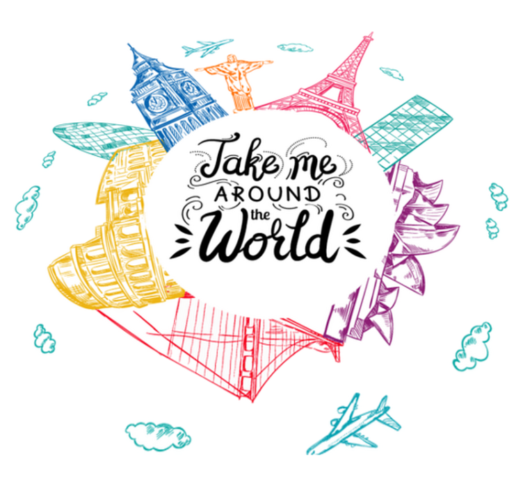 Bedroom vinyl carpet global gemstones design - TenStickers