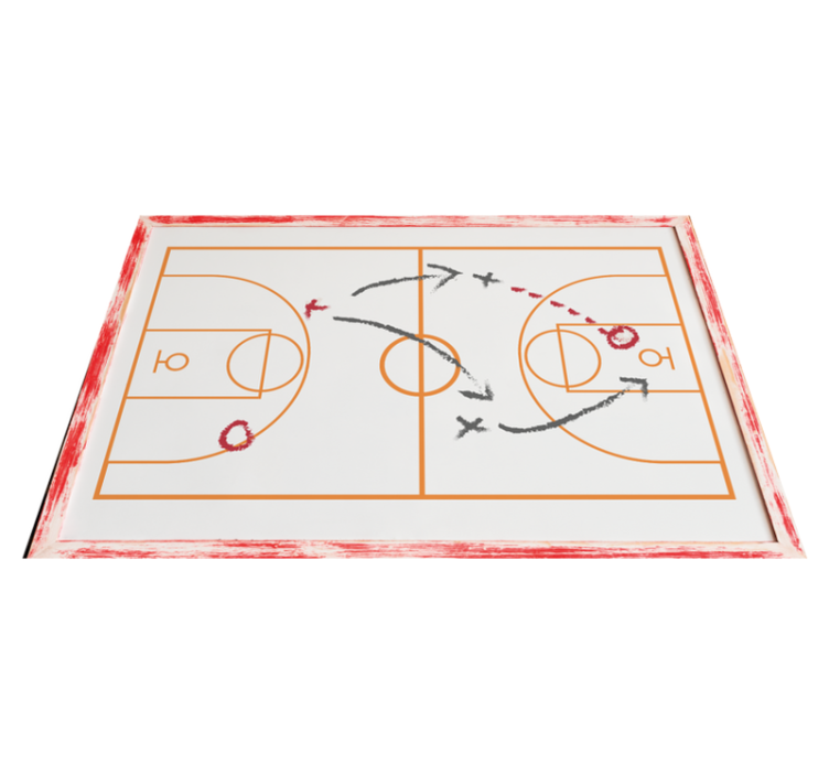 Game vinyl carpet for board game sports coach - TenStickers