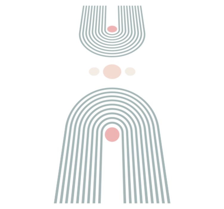 Abstract minimalist bathroom vinyl carpet - TenStickers