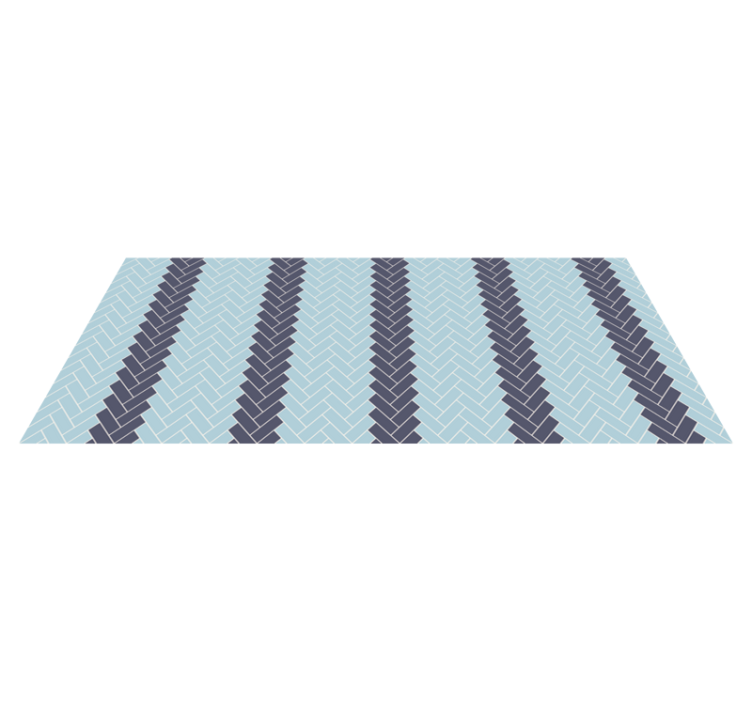 Kitchen vinyl carpet herringbone backsplash - TenStickers