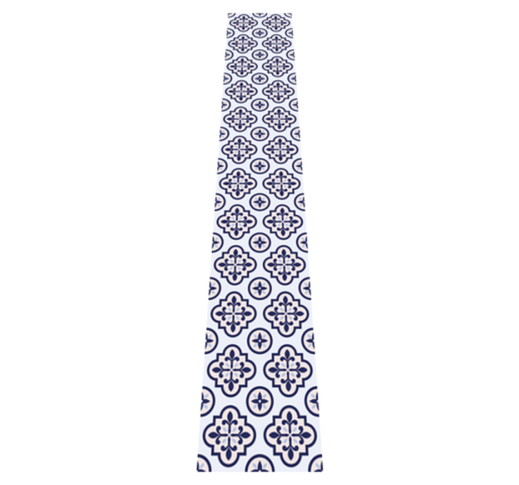 Kitchen vinyl carpet blue portuguese tile design - TenStickers