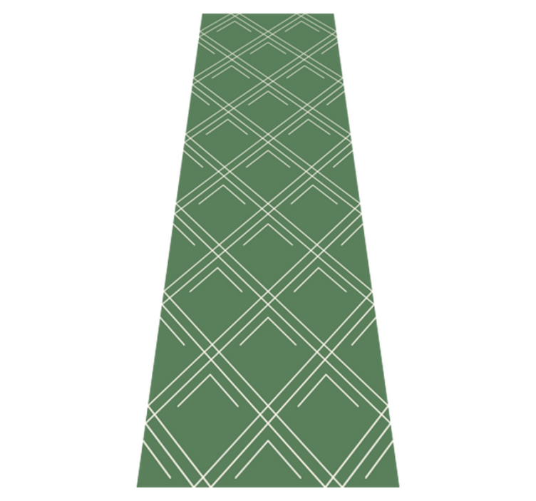 Office vinyl carpet green elegant squares - TenStickers