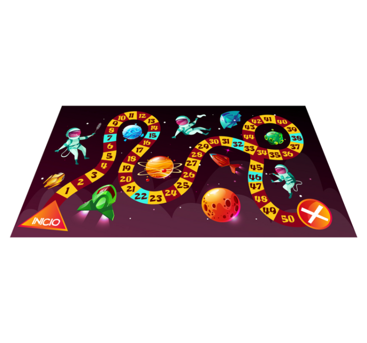 Game vinyl carpet space adventure game - TenStickers