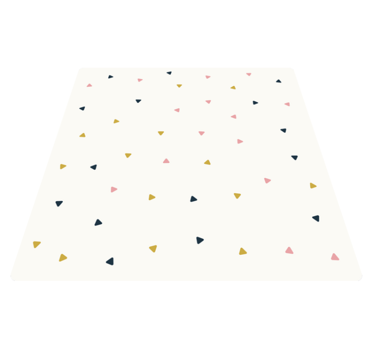 Geometric Confetti kids vinyl carpet - TenStickers