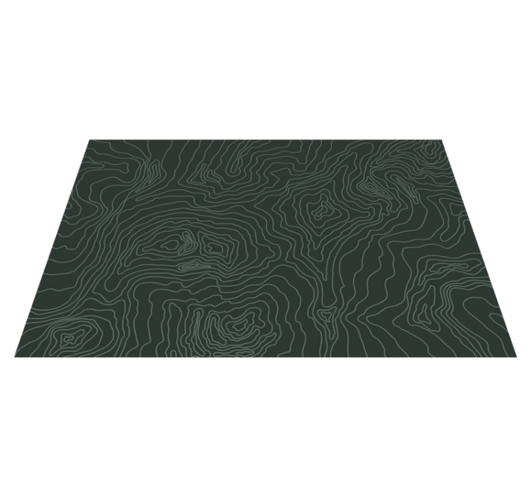 Carpet pvc topographic map world map - TenStickers