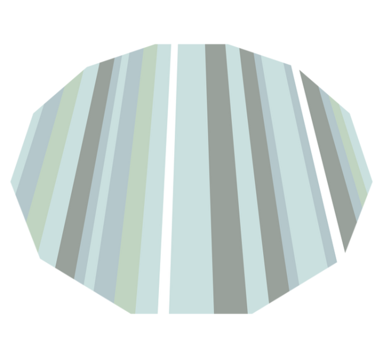 Lined Octagon striped vinyl carpet - TenStickers