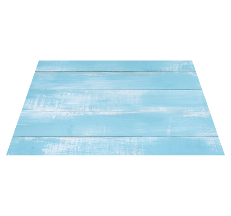 Stunning blue marine style  wood vinyl carpet - TenStickers