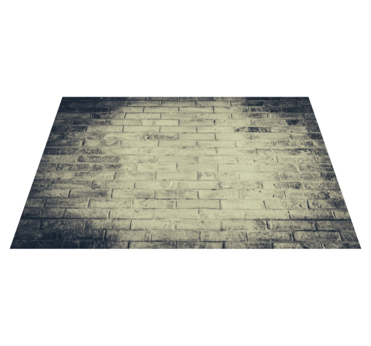Distressed Brick minimalist vinyl carpet - TenStickers